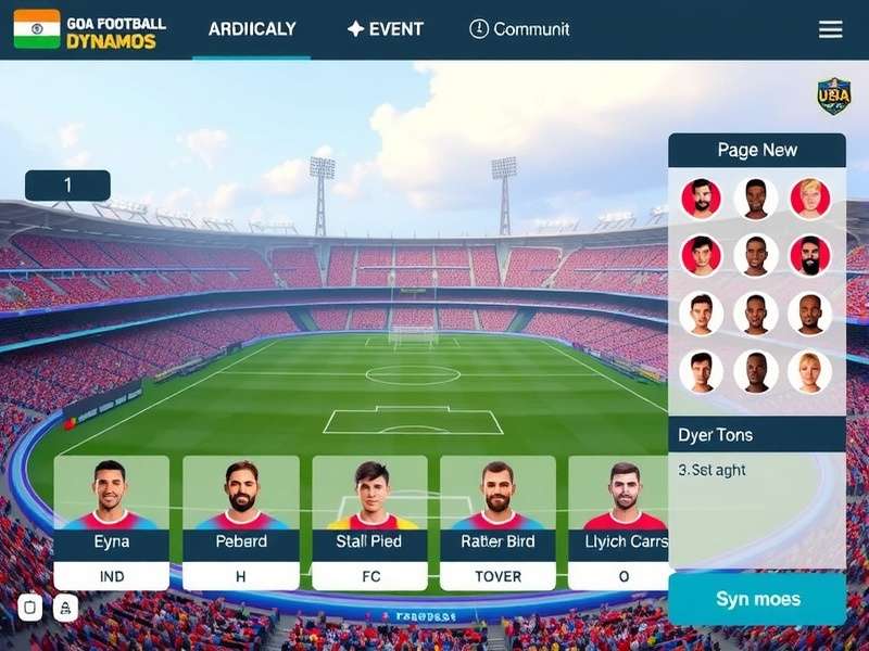 Goa Football Dynamos community event screenshot